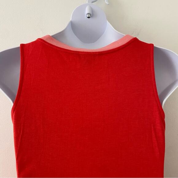 41 Hawthorne Sleeveless Knit Faux Wrap Bottom Mini Dress L Large NWOT - Picture 8 of 10